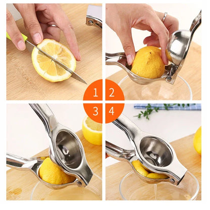PressEase Stainless Steel Lemon Squeezer